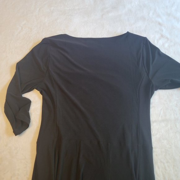 Rekucci Women's Flippy Fit N' Flare Dress with 3/4 Sleeves Size 10 - Picture 4 of 7